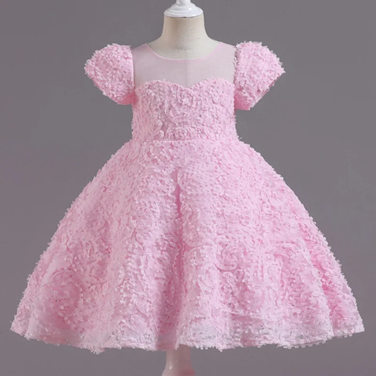 Vestido Infantil Clássico Trapézio