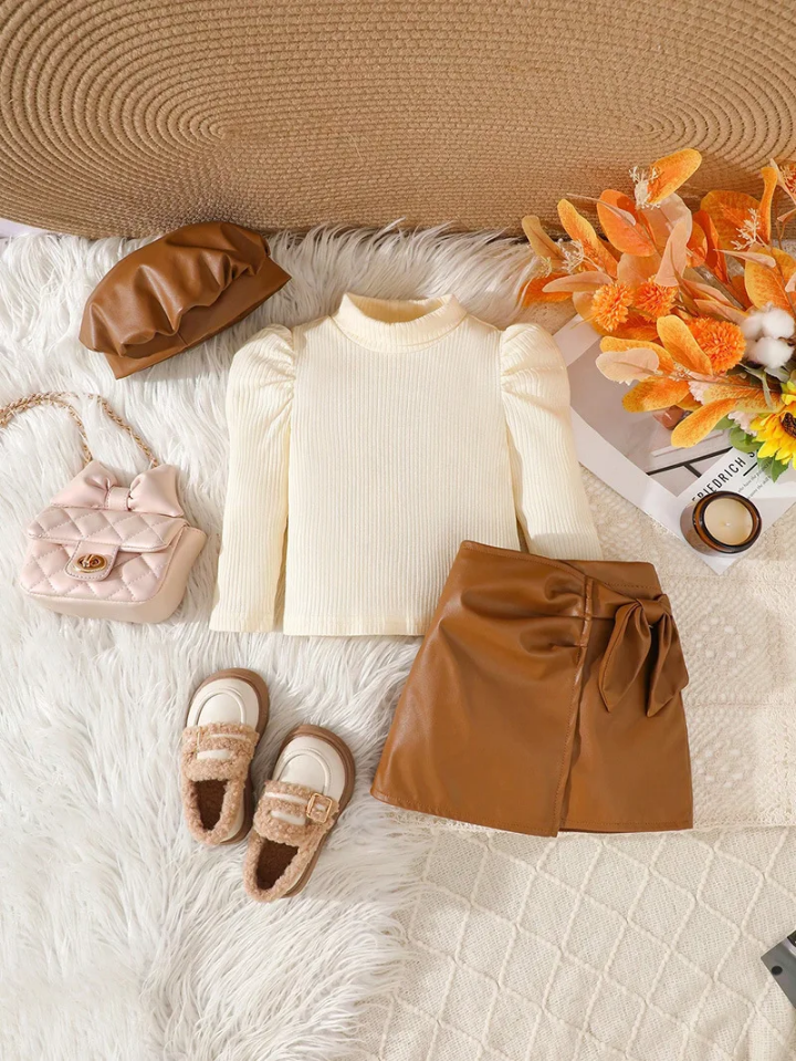 Conjunto Elegância Castanha