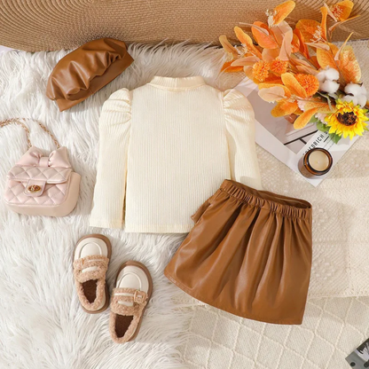 Conjunto Elegância Castanha