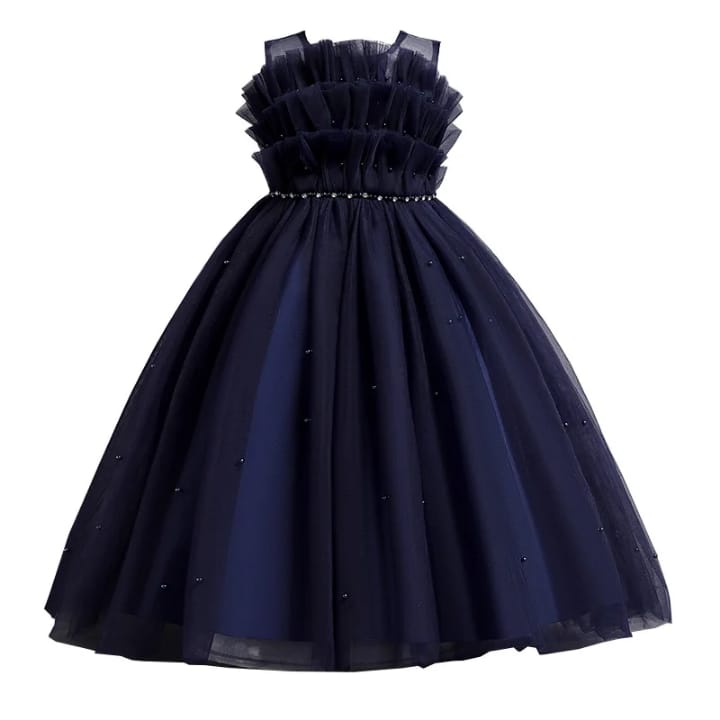 Vestido Princesa em Tule com Pérolas