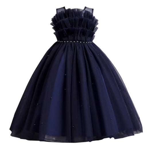 Vestido Princesa em Tule com Pérolas