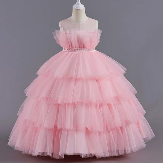Vestido rosa clássico