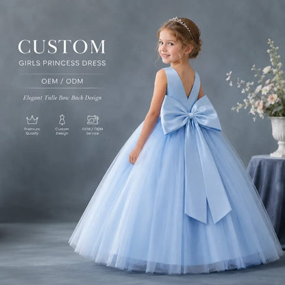 Vestido longo infantil