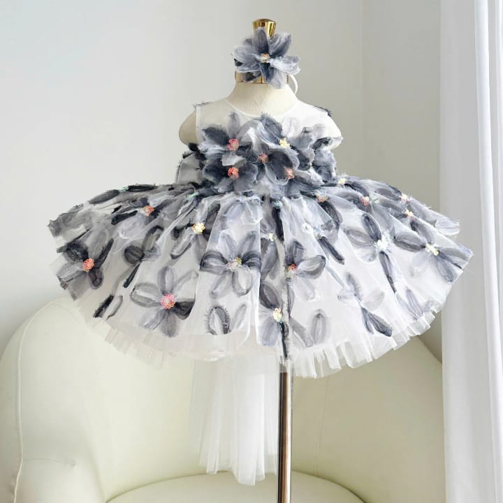 vestidos infantis de design sofisticado